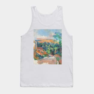The Bend in the Road by Paul Cezanne Tank Top